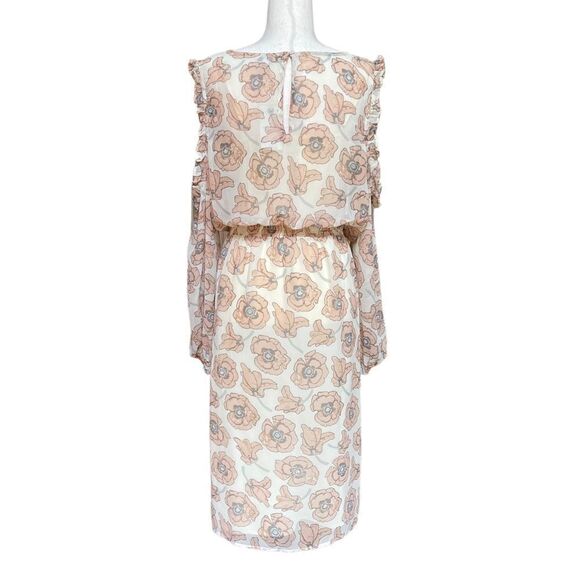 NWT Lucky Brand Floral Long Sleeve Cold Shoulder Date Night Dress PLUS Size 2X - Picture 9 of 16